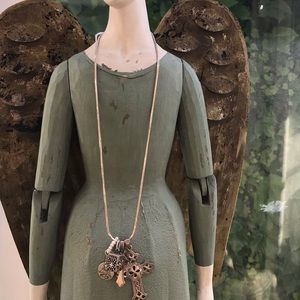 Silver cross necklace